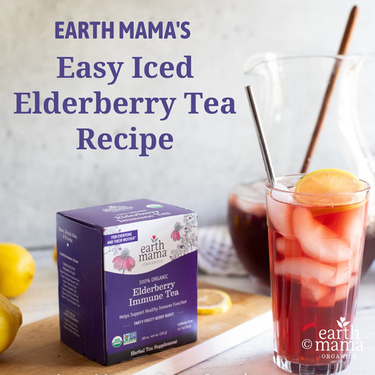 How to Make Iced Elderberry Tea