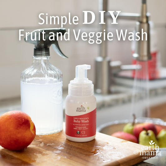DIY Fruit and Veggie Wash | Earth Mama Organics