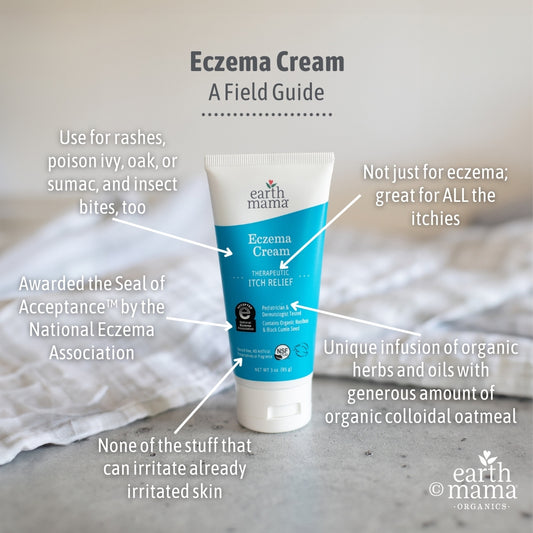 Earth Mama’s Eczema Cream | non-toxic baby eczema cream