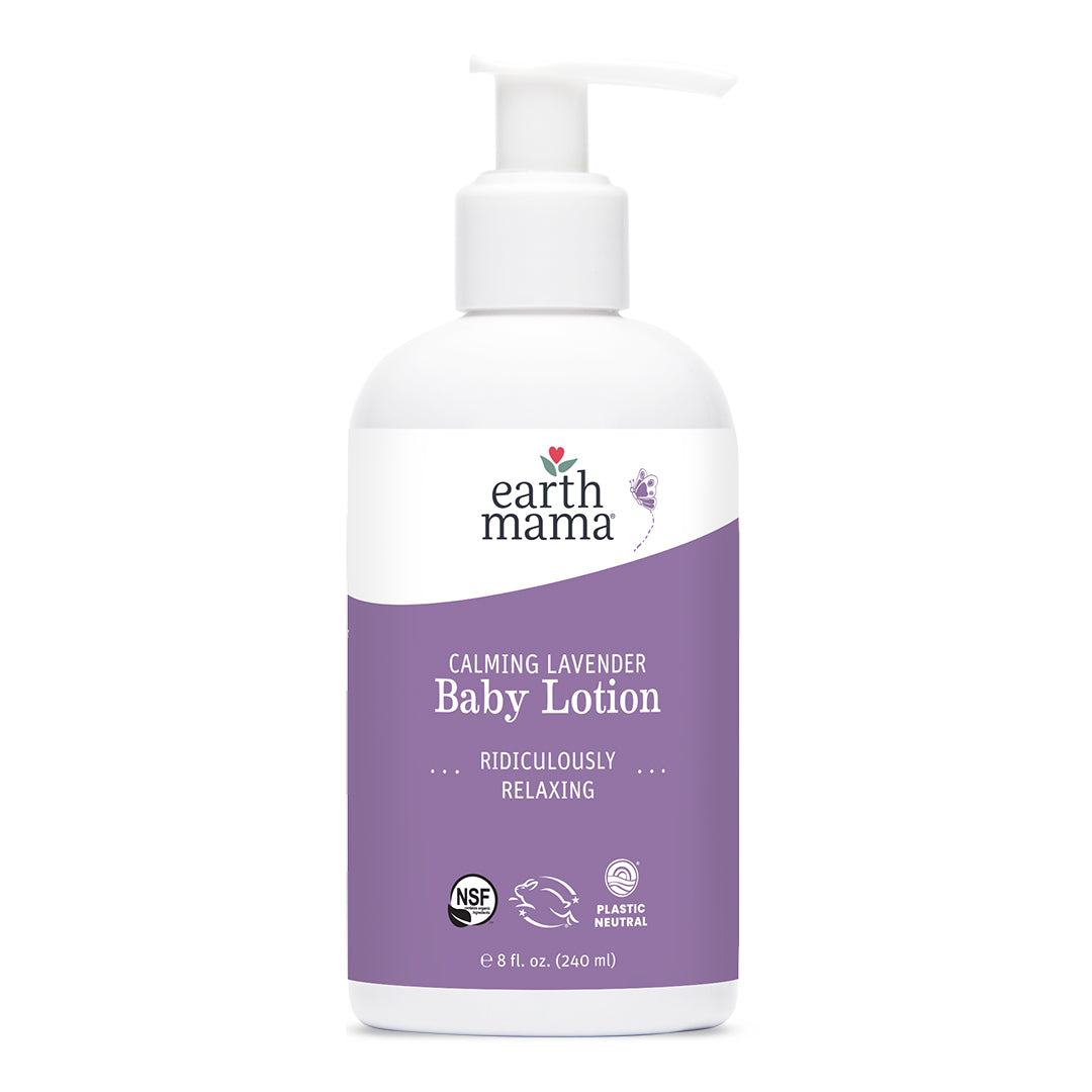 Calming Lavender Baby Lotion Earth Mama1