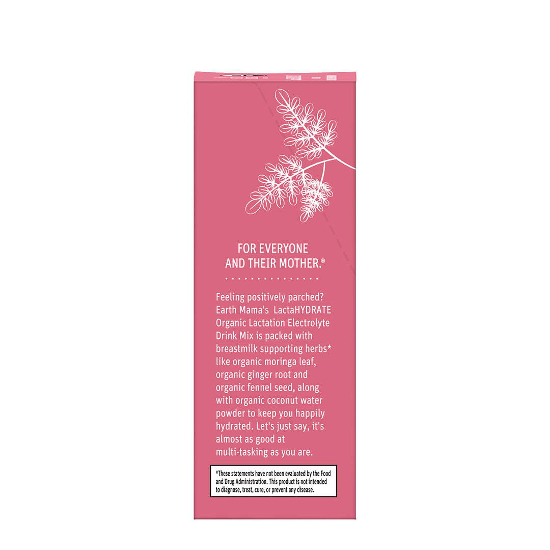 LactaHYDRATE Organic Lactation Electrolyte Drink Mix