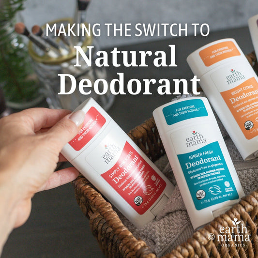 Making the Switch to Natural Deodorant | Earth Mama Organics 
