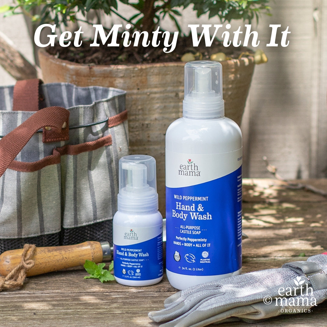 Get Minty With It: Earth Mama’s Wild Peppermint Hand & Body Wash ...