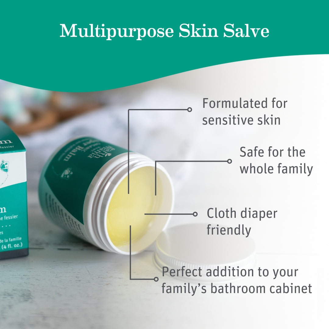 Multipurpose Skin Salve | Organic Diaper Balm