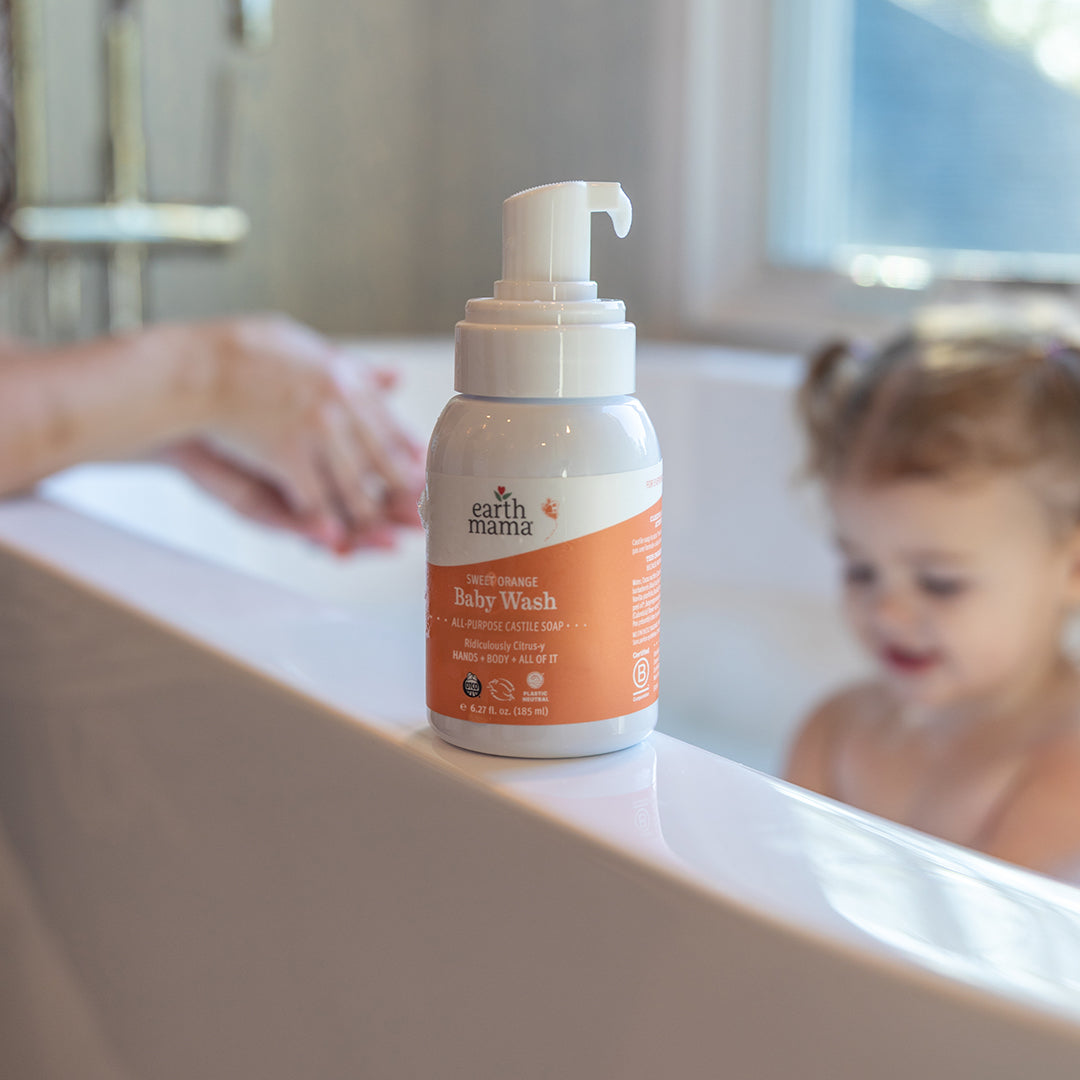 Bathtime with Earth Mama