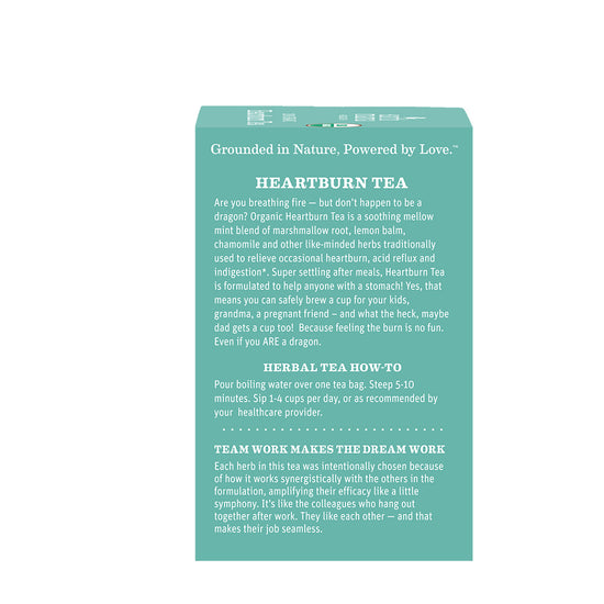 Organic Heartburn Tea Earth Mama