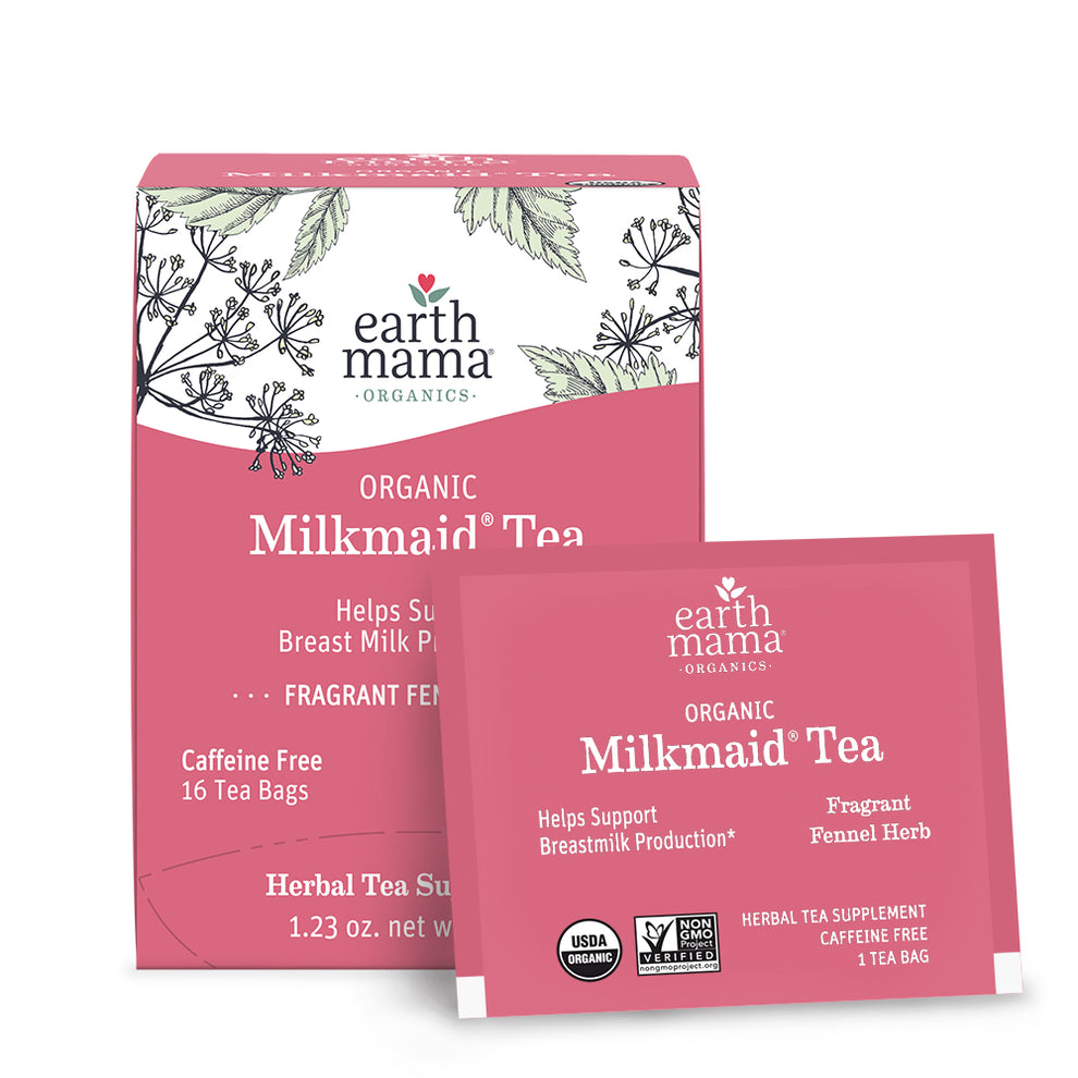 Organic Milkmaid Tea for Breastfeeding | Earth Mama