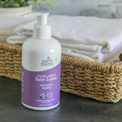Calming Lavender Baby Lotion | No Fragrance - Only Essential Oils