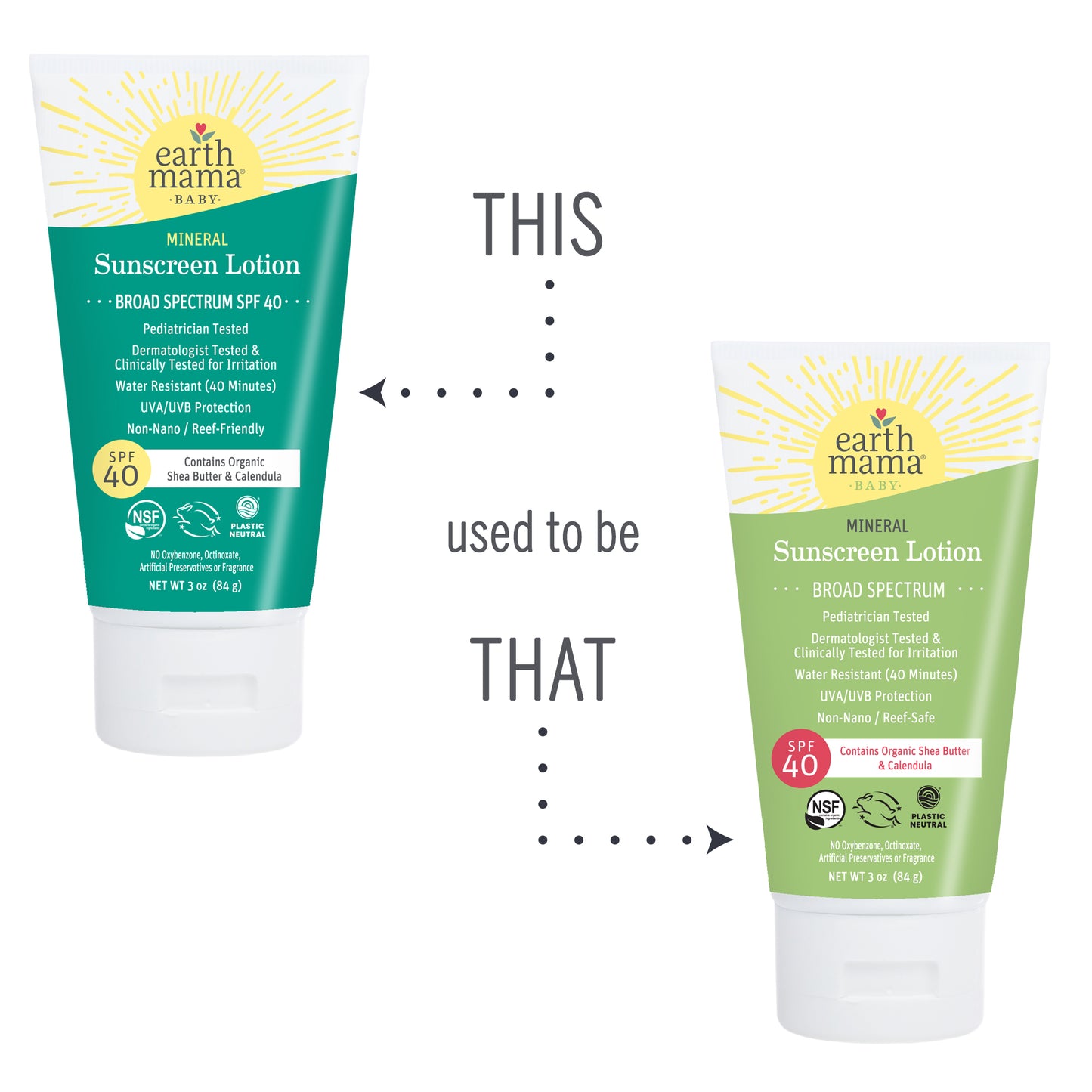 New Packaging: Baby Mineral Sunscreen Lotion SPF 40