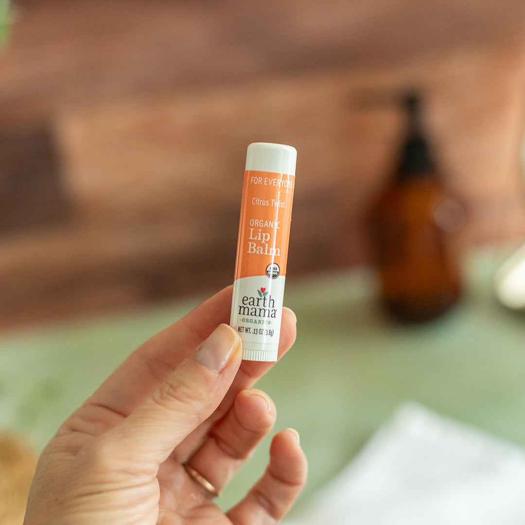 Earth Mama Organic Lip Balms Quadruplets Citrus Twist