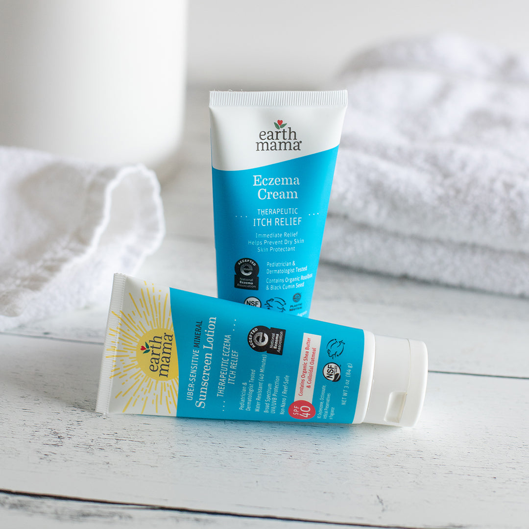 Eczema Cream + Uber-Sensitive Mineral Sunscreen Set
