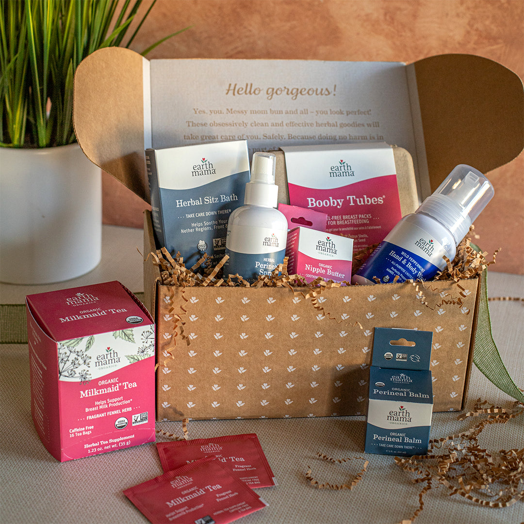 Postpartum outlets lactation support gift box for breastfeeding moms