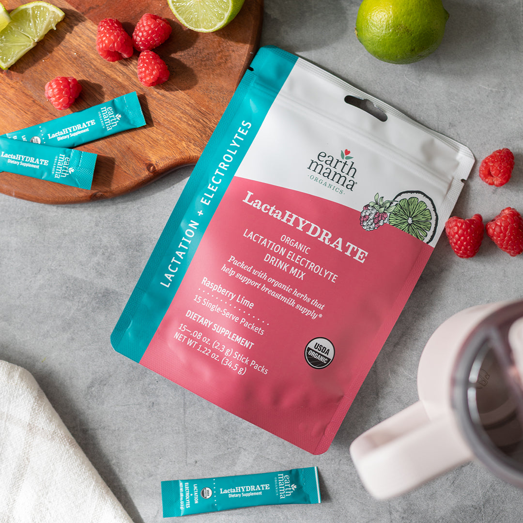 LactaHYDRATE Organic Lactation Electrolyte Drink Mix