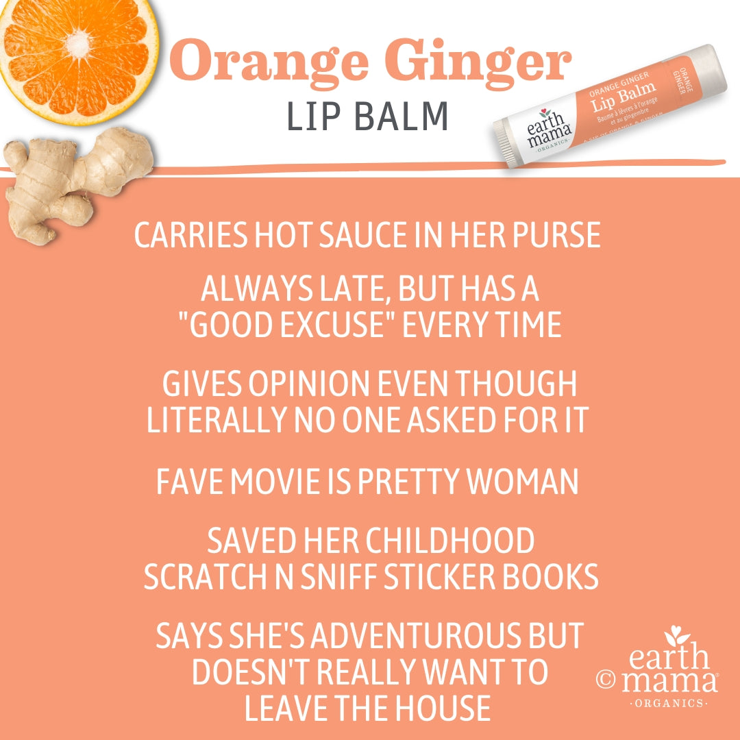 Orange Ginger Lip Balm