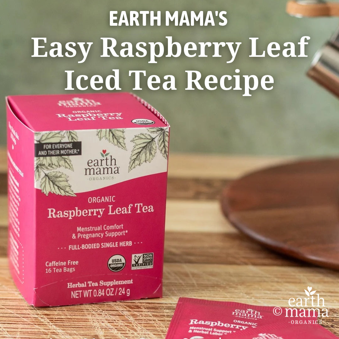 Earth Mama's Easy Raspberry Leaf Iced Tea Recipe