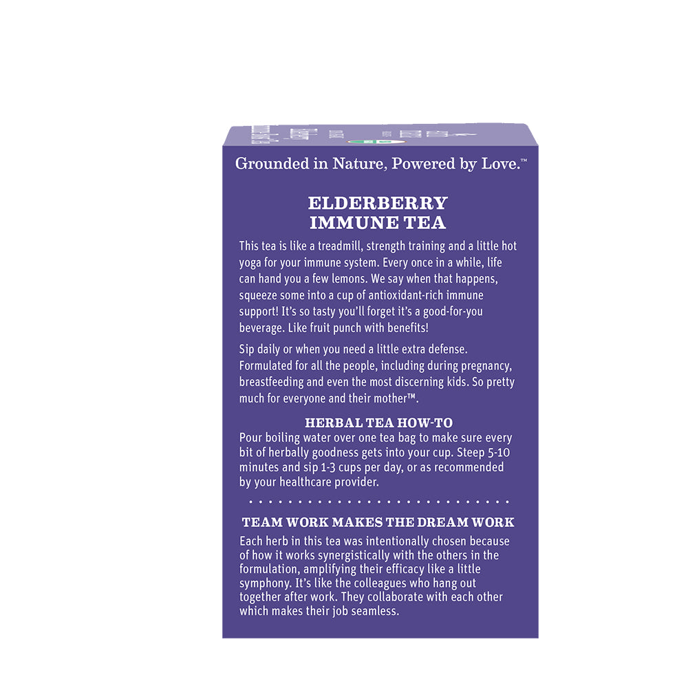 Organic Elderberry Immune Tea | Earth Mama